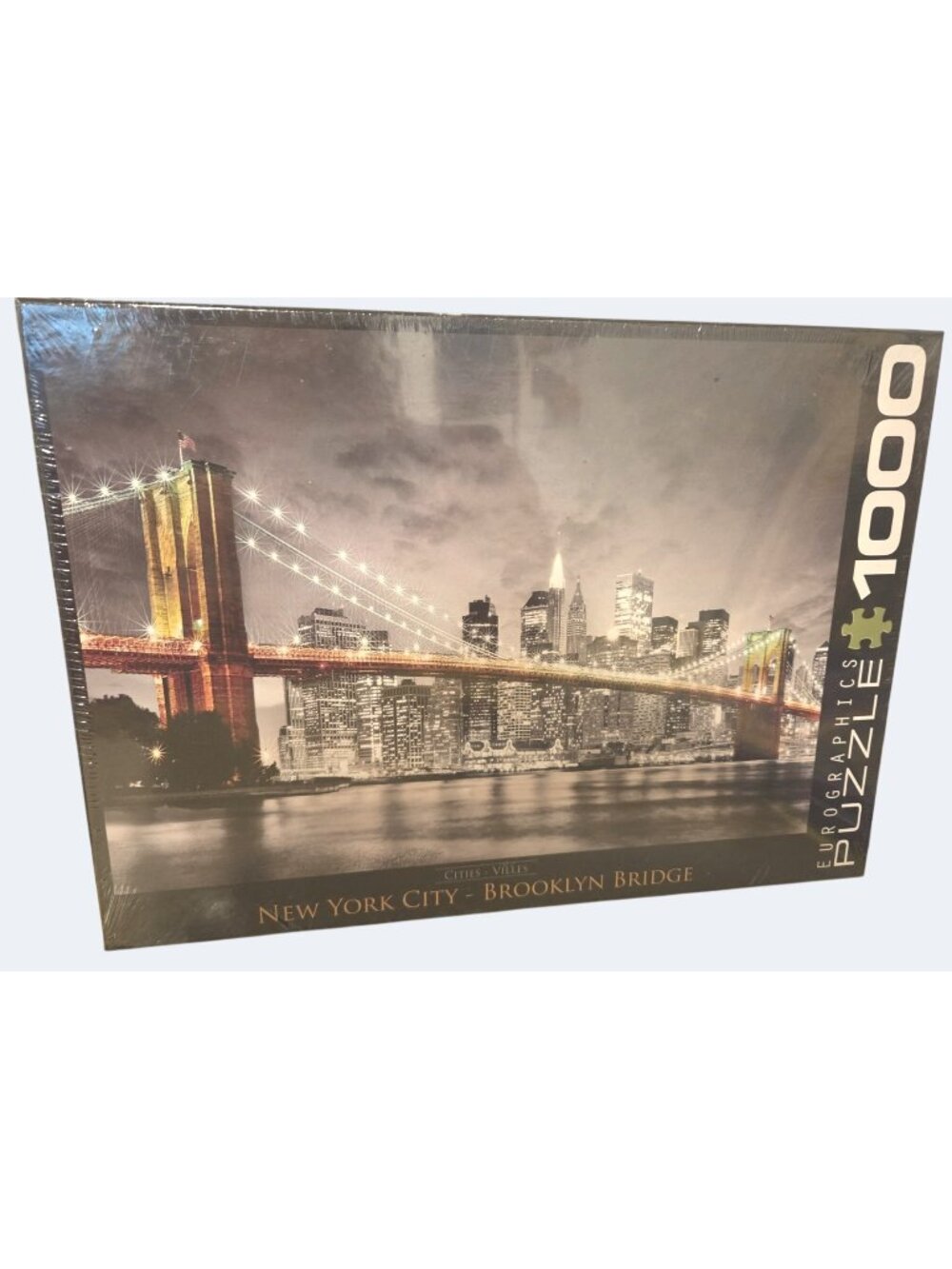 Eurographics Cities 1000-Piece Puzzle New York City Brooklyn Bridge NEW